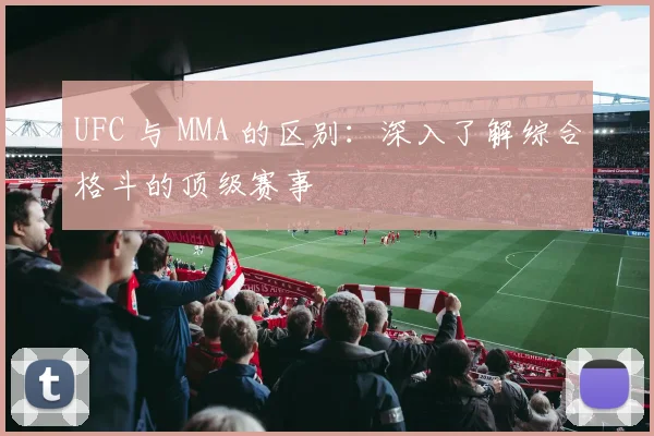 UFC 与 MMA 的区别:深入了解综合格斗的顶级赛事
